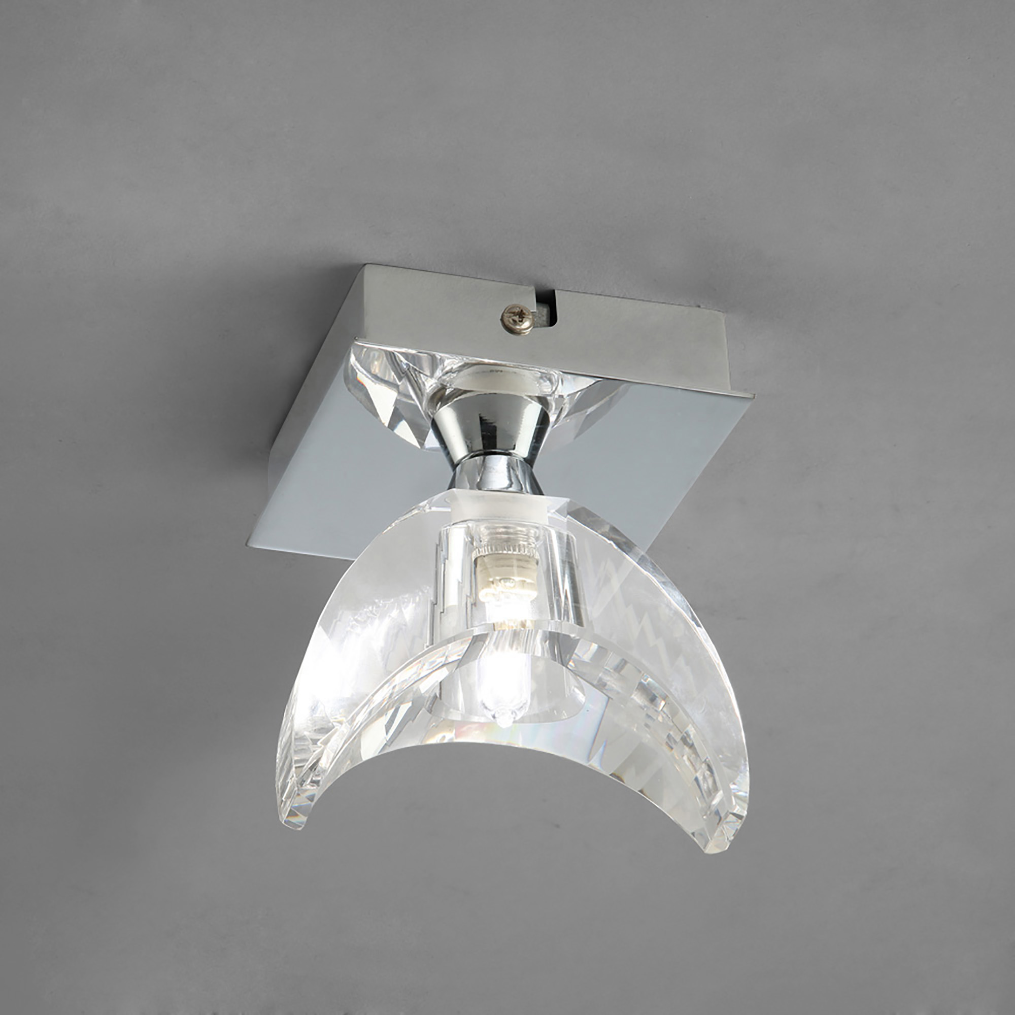 Eclipse Polished Chrome Ceiling Lights Mantra Flush Fittings